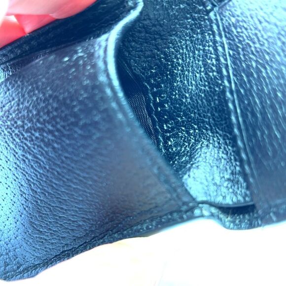 Gucci Black Marmont Gold GG Bi fold Card Case Holder Web wallet Wallet - Picture 8 of 8